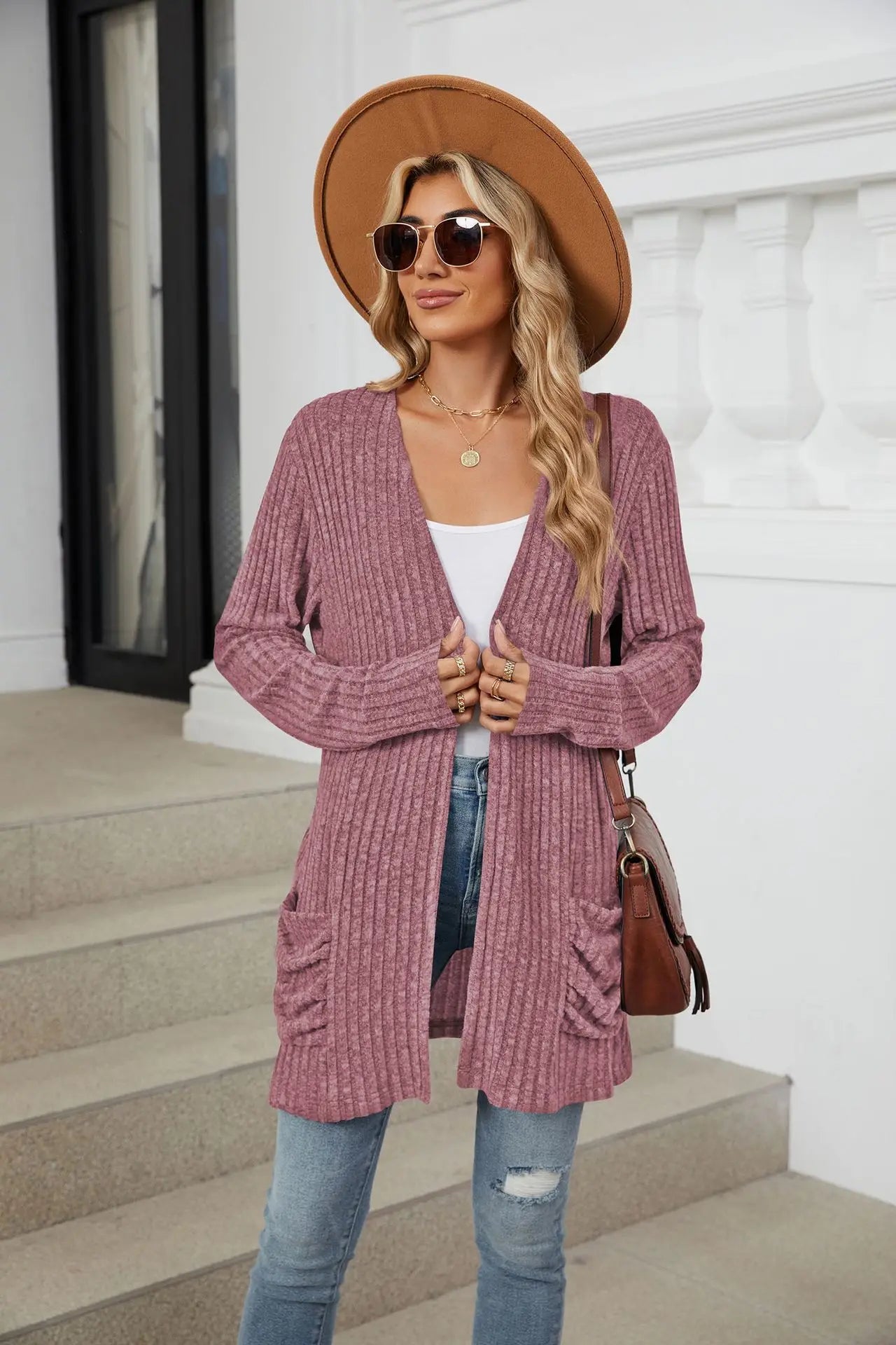 Women’s Casual Coat Cardigan – Basic Fashion Outerwear Jacket
