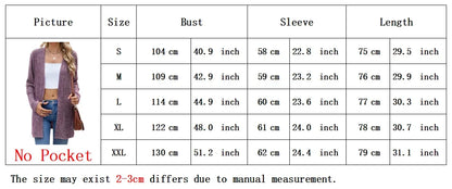 Women’s Casual Coat Cardigan – Basic Fashion Outerwear Jacket