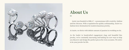 18K Gold Plated Moissanite Solitaire Ring – 925 Silver Engagement Promise Ring for Women