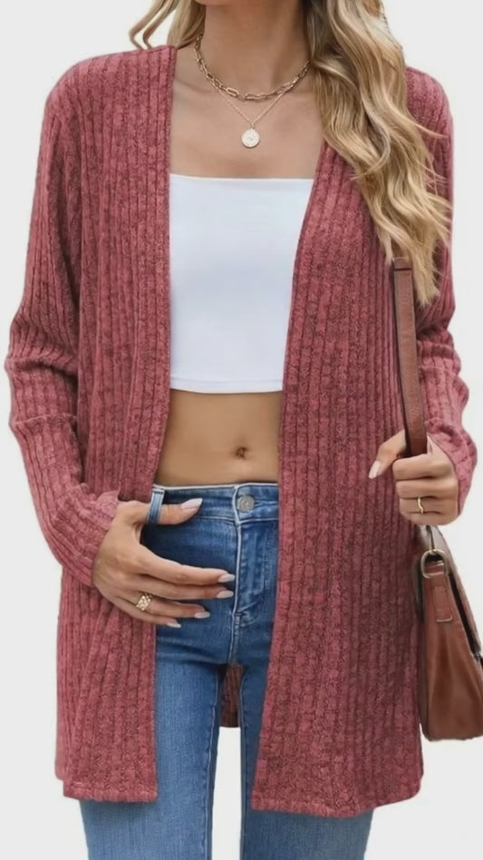 Women’s Casual Coat Cardigan – Basic Fashion Outerwear Jacket